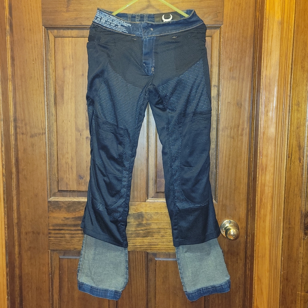 Bull-it Reinforced Motorcycle Straight Leg Jeans Dark Blue Size 0 - Picture 15 of 16